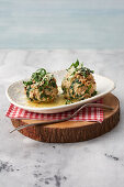 Vegetarische Bärlauch-Knödel