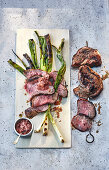 Argentinean picanha churrasco with Malbec butter