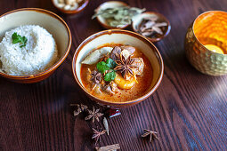 Thailändisches Massaman-Curry mit Lamm