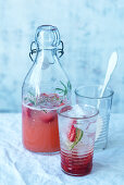 Strawberry-raspberry juice