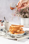 French Toast with maple syrup