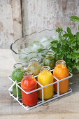 Freshly squeezed juices from fruit, vegetables and herbs