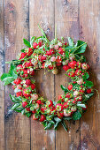 Strawberry wreath