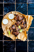 Hoisin, Soy, Sesame and Maple Syrup Chicken Wings