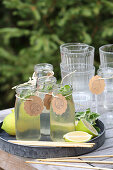Homemade herbal lemonade (digestive)