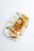 Vegetable tureen with brioche bread