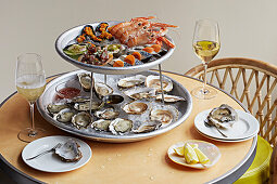 Seafood sharing plates