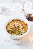 Herby root vegetable gratin