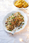 Jewelled wild rice with almond