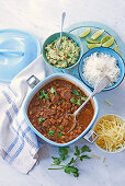 Hot and smoky beef chilli