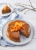 Carrot walnut cake