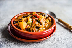 Adjapsandali - traditional Georgian vegetable dish