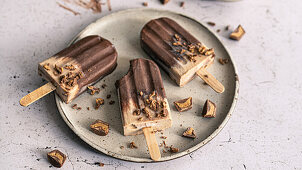 Peanut butter chocolate ice cream Popsicle