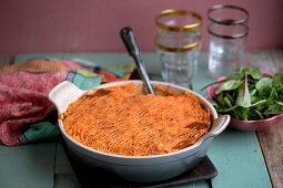 British shepherd's pie with Carbean flavours