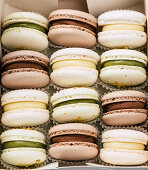 Verschiedenfarbige Macarons