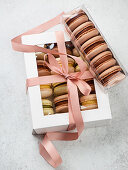 Verschiedenfarbige Macarons