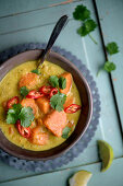 Lentil curry with sweet potatoes