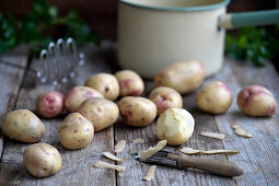 Potato still life