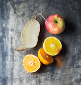 Ingredients for Peruvian vegan smoothie