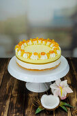 Coconut and pineapple cake