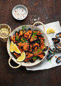 Stuffed mussels