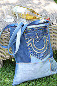 DIY-Kühltasche aus alten Jeans