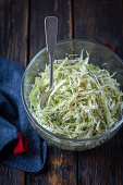 Cabbage salad with dill