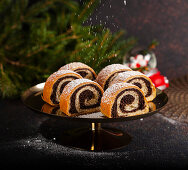 Poppy seed rolls for Christmas