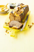 Banana bread with nuts