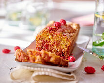 Zitronenkuchen mit Praline Roses