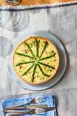 Spargel-Speck-Quiche