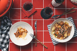 Pappardelle with duck ragout