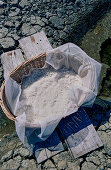 Salt extraction (Île de Noirmoutier, France)