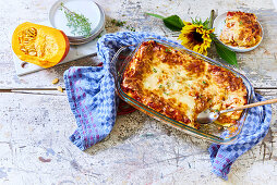 Kürbislasagne