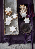 Tonka bean star cookies