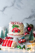 Red Velvet Kuchen zu Weihnachten