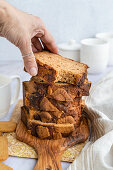 Biscoff banana bread