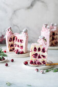 Cranberry cream cake