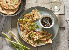 Chinese onion flatbread