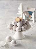 Rum balls with marzipan