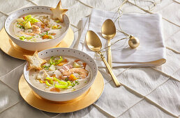 Festive fish soup