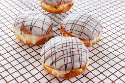 Donuts with caro glaze