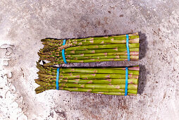 Fresh green asparagus