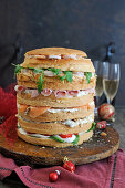 Panettone sandwich