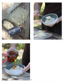 Making Horseradish honey