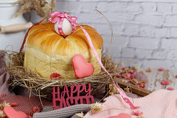 Easter basket brioche