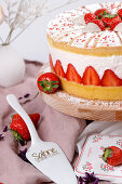 Strawberry crem cheese cake