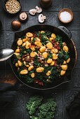 Gnocchi kale pan