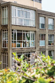 Facade of an apartment building