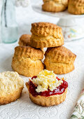 Scones cooked in the air fryer